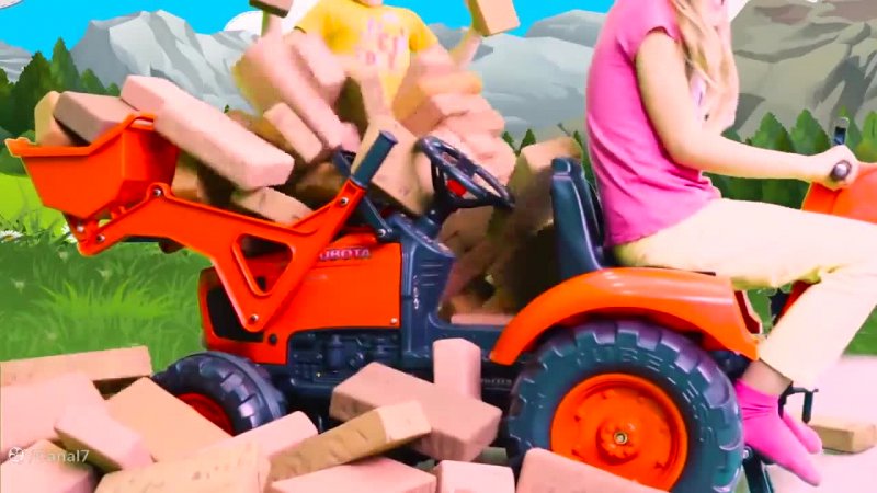 ماجراهای ساشا - بازی ساشا و مامان با گوسفندان در مزرعه! - ساشا جدید