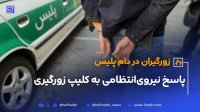 پاسخ نیروی انتظامی به کلیپ زورگیری