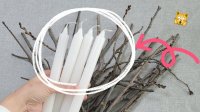 کاردستی خلاقانه و زیبا با شمع