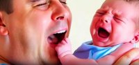 لحظات شاد و خنده دار پدر و فرزندی / فیلم نی نی کوچولوهای بامزه