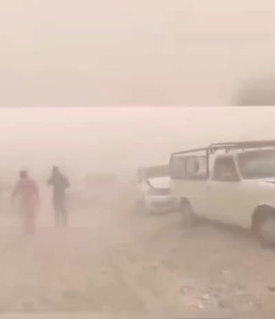 ویدیو تصادف زنجیره ای در سیستان و بلوچستان