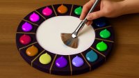 تکنیک جالب نقاشی با سی دی دور ریختنی